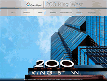 Tablet Screenshot of 200kingstreetwest.com